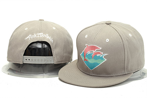 Pink Dolphin Snapback Hat #64